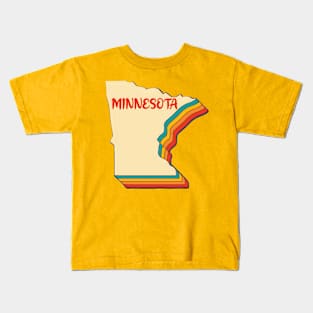 Minnesota State Flag Kids T-Shirt